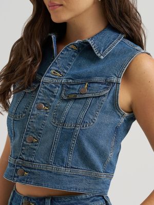 Women's Crop Rider&trade; Denim Vest