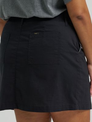 Women's Knit Waist Utility Skort (Plus)