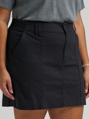 Women's Knit Waist Utility Skort (Plus)