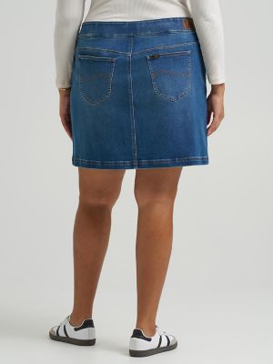 Women's Pull On Denim Skort (Plus)