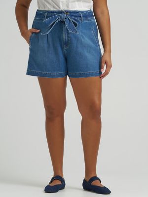 sachin and babi light blue dress Ivory High Waisted Shorts for Women main image 1