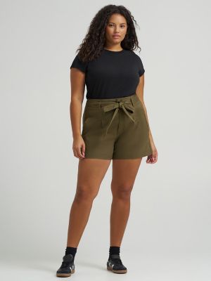 Women's High Rise Bow Short (Plus)