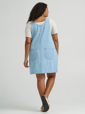 overall blue jean dress Agnes Denim Overall Dress – SidePony Boutique main image 0