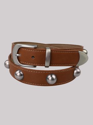 Women's Tumbled Dome Studs Belt