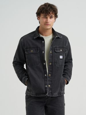 Men's Relaxed Fit Workwear Denim Overshirt