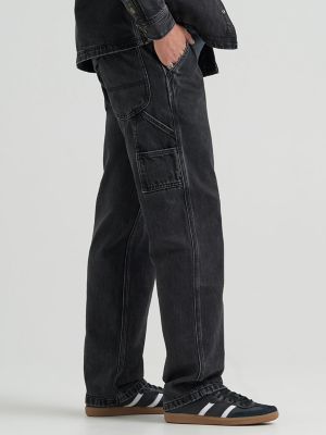 Men's 100% Cotton High Rise Loose Straight Carpenter Jean in Rekindle alternative view 3