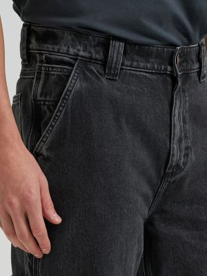 Men's 100% Cotton High Rise Loose Straight Carpenter Jean in Rekindle alternative view 5