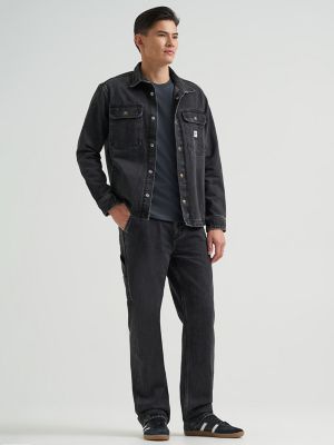 Men's 100% Cotton High Rise Loose Straight Carpenter Jean in Rekindle alternative view 8