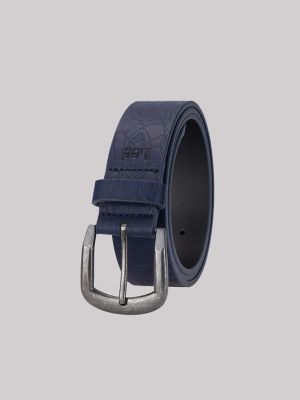 Women's Floral Embossed Belt in Navy alternative view 3
