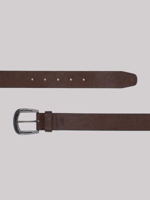 Women's Floral Embossed Belt
