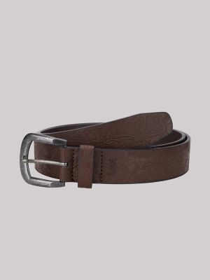 Women's Floral Embossed Belt