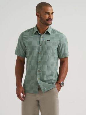 Men's Short Sleeve All Purpose Button Down Shirt