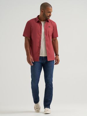 Men's Short Sleeve All Purpose Button Down Shirt