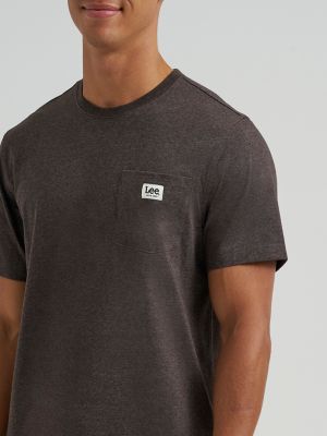Men's Jersey Pocket Tee in Bitter Chocolate alternative view 3