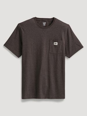 Men's Jersey Pocket Tee in Bitter Chocolate main view