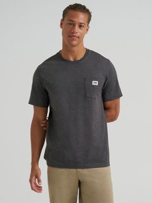 Men's Jersey Pocket Tee in Charcoal Heather alternative view