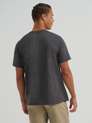 Men's Jersey Pocket Tee in Charcoal Heather alternative view 2