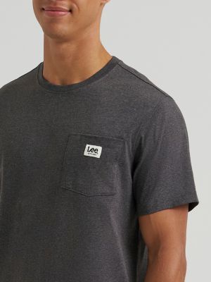 Men's Jersey Pocket Tee in Charcoal Heather alternative view 3