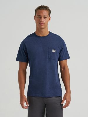Men's Jersey Pocket Tee in Indigo