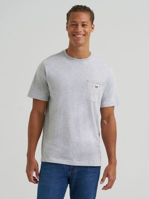 Men's Jersey Pocket Tee in Sterling Grey Heather alternative view