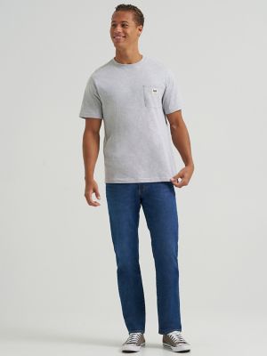Men's Jersey Pocket Tee in Sterling Grey Heather alternative view 4