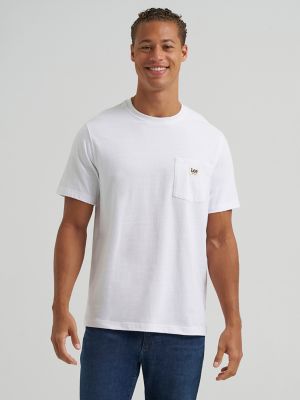 Men's Jersey Pocket Tee in White