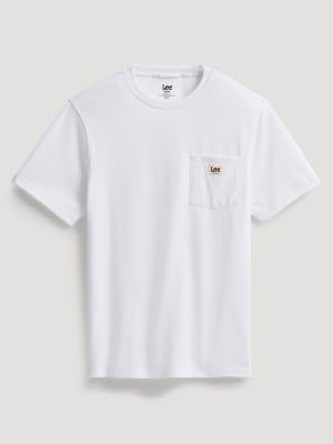 Men's Jersey Pocket Tee in White