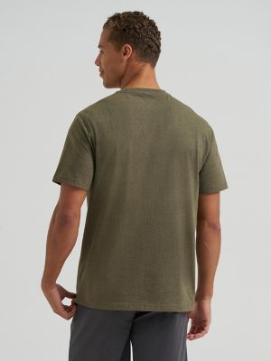 Men's Jersey Pocket Tee in Dark Olive