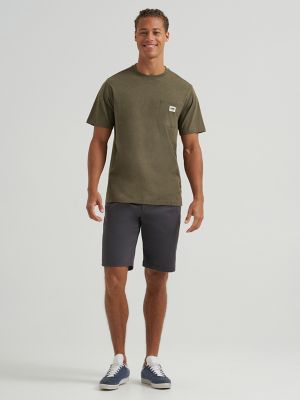 Men's Jersey Pocket Tee in Dark Olive