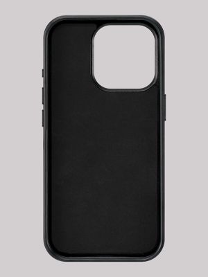 Solid Canvas with Back Patch iPhone Case:Brown:One Size alternative view 4