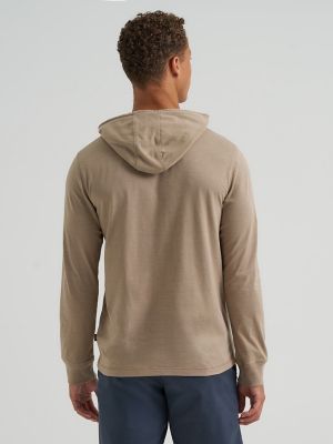 Men's Sueded Jersey Hoodie in Chinchilla alternative view