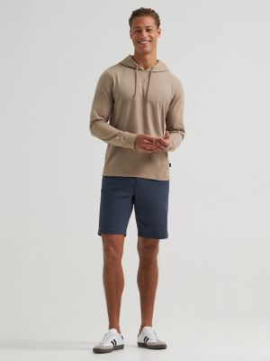 Men's Sueded Jersey Hoodie in Chinchilla alternative view 3