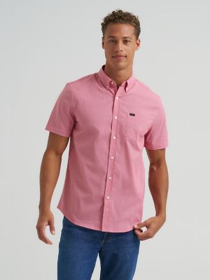 Men's Glacier Dobby  Button Down Shirt from Lee - $42.99