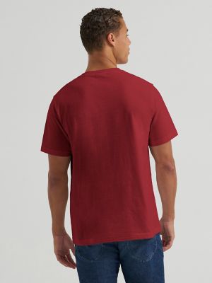 Men's Jersey Pocket Tee in Biking Red alternative view
