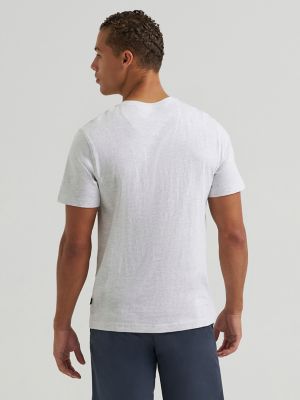 Men's Short Sleeve Jersey Henley in Oatmeal alternative view