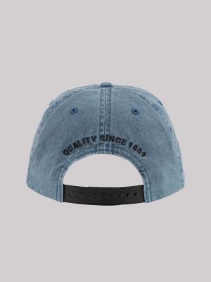 Washed Out Logo Dad Cap:Navy:One Size alternative view 2