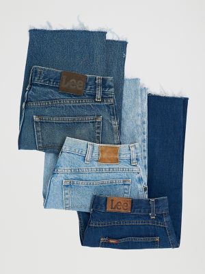 Hollister - Short en jean style années 90 à taille ultra-haute - Bleu