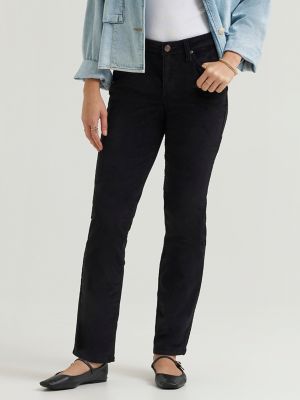 Women's Legendary Corduroy Straight Jean in Black