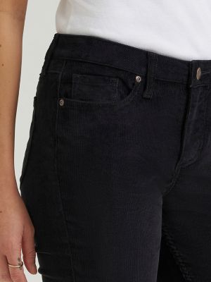Women's Legendary Corduroy Straight Jean in Black