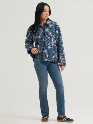 Women's Legendary High Rise Slim Straight Jean in Blue Crush main view
