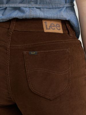 Women's Legendary Corduroy Straight Pant (Plus) in Bistre