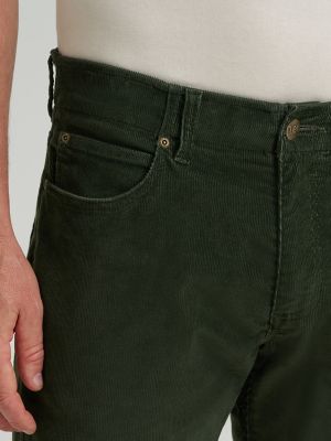 Men's Extreme Motion Corduroy Straight Taper Pant in Deep Depths