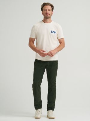 Men's Extreme Motion Corduroy Straight Taper Pant in Deep Depths
