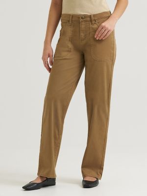 Women's Legendary Relaxed Straight Chore Pant in Dark Khaki