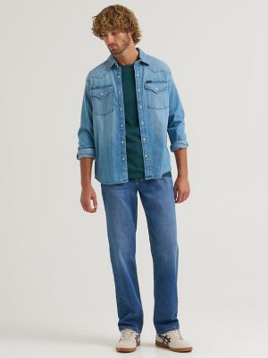 Men's Legendary Relaxed Straight Jean with Soft Age&trade; in Open Air