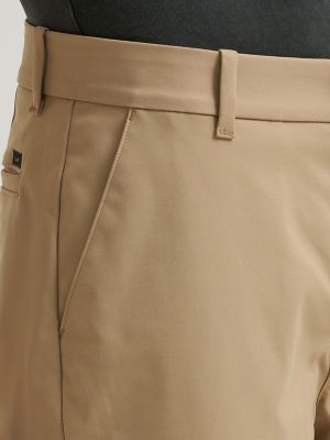Men's Extreme Motion Regular Taper Chino Pant in Sand