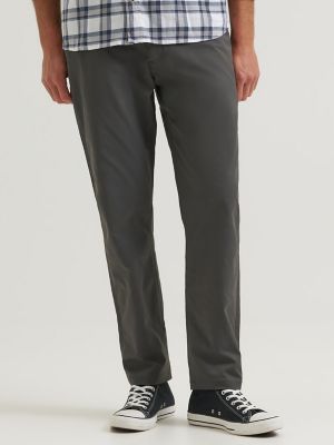 Men's Extreme Motion Regular Taper Chino Pant in Static Gray