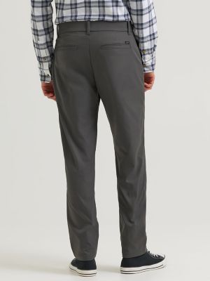 Men's Extreme Motion Regular Taper Chino Pant in Static Gray