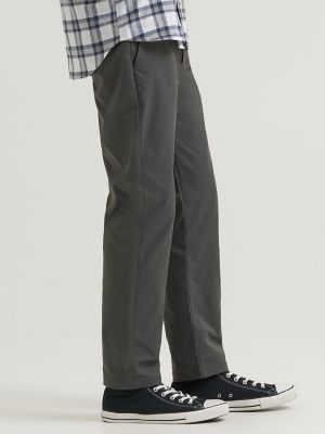 Men's Extreme Motion Regular Taper Chino Pant in Static Gray