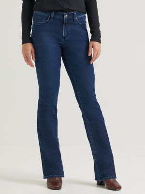 Women's Legendary Single Layer Warming Bootcut Jean in Harbor Rinse